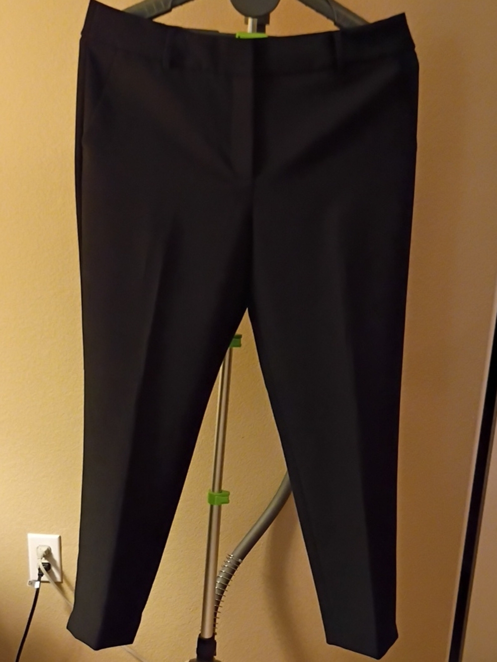 Talbots Black Straight-Leg Dress Hampshire Ankle Pants Size 14